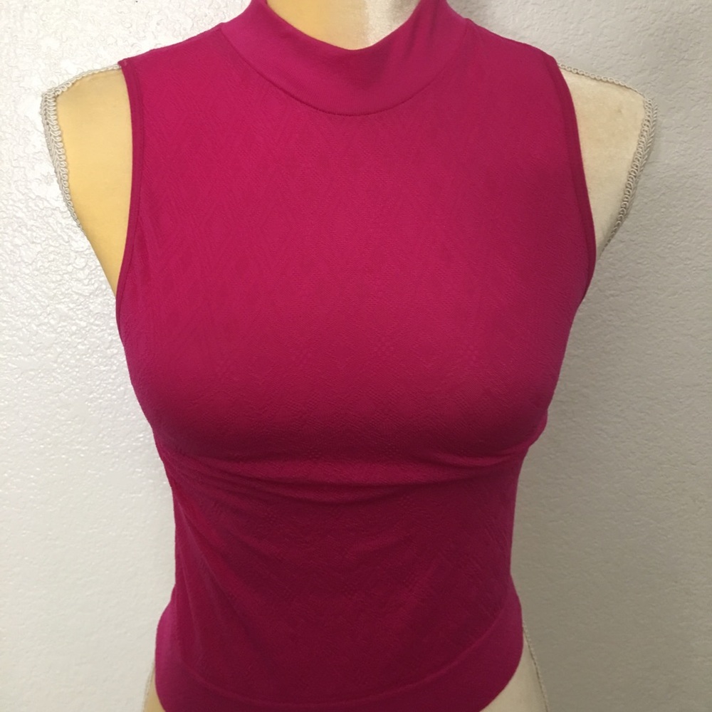 Pink crop top